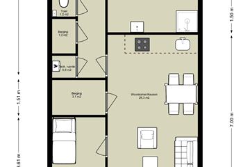 3-kamer appartement thumbnail