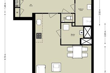 3-kamer appartement op de begane grond thumbnail