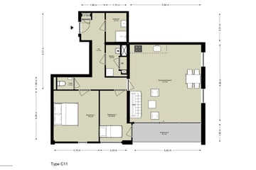 3-kamer appartement op de verdieping thumbnail