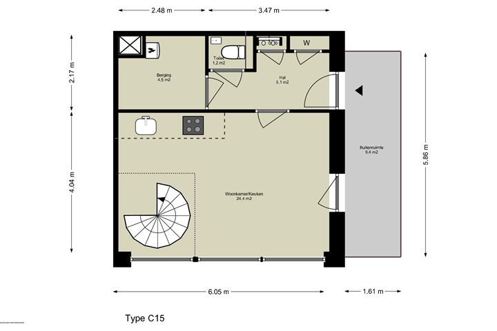 Bekijk foto 1 van Maisonnette tweelaags (Bouwnr. C.04.03)