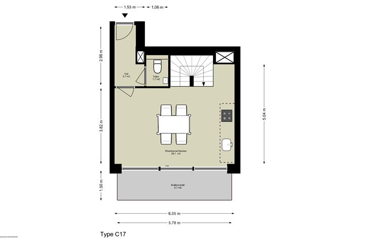 Bekijk foto 1 van Maisonnette tweelaags (Bouwnr. C.04.05)