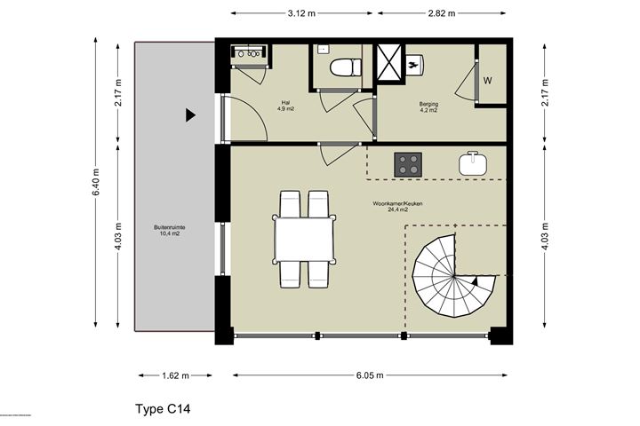 Bekijk foto 1 van Maisonnette tweelaags (Bouwnr. C.04.02)