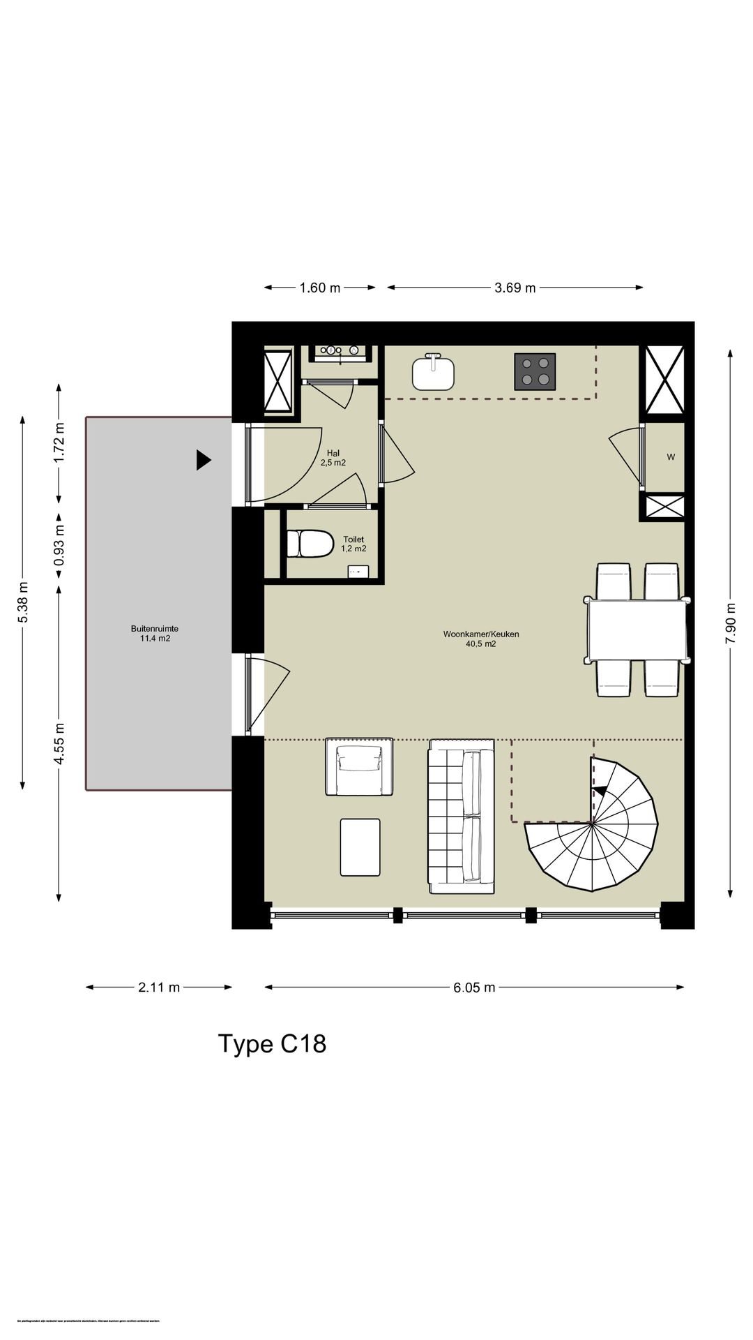Foto 1 van Maisonnette tweelaags (Bouwnr. C.04.06)