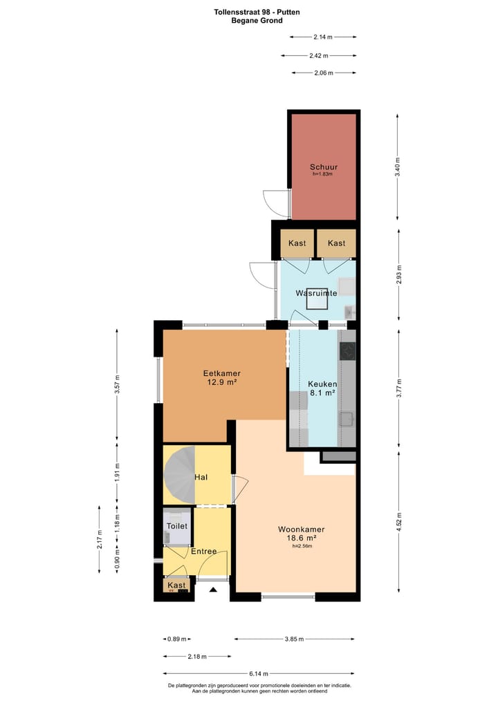 Foto 25 van Tollensstraat 98