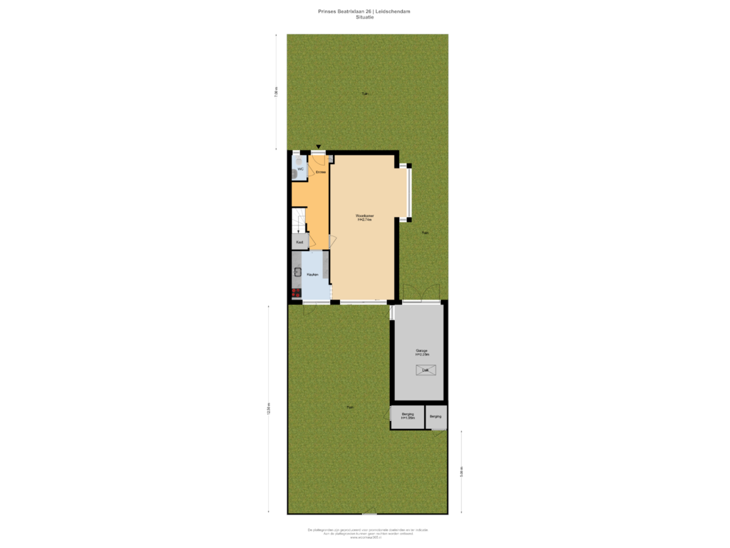 View floorplan of Situatie of Prinses Beatrixlaan 26