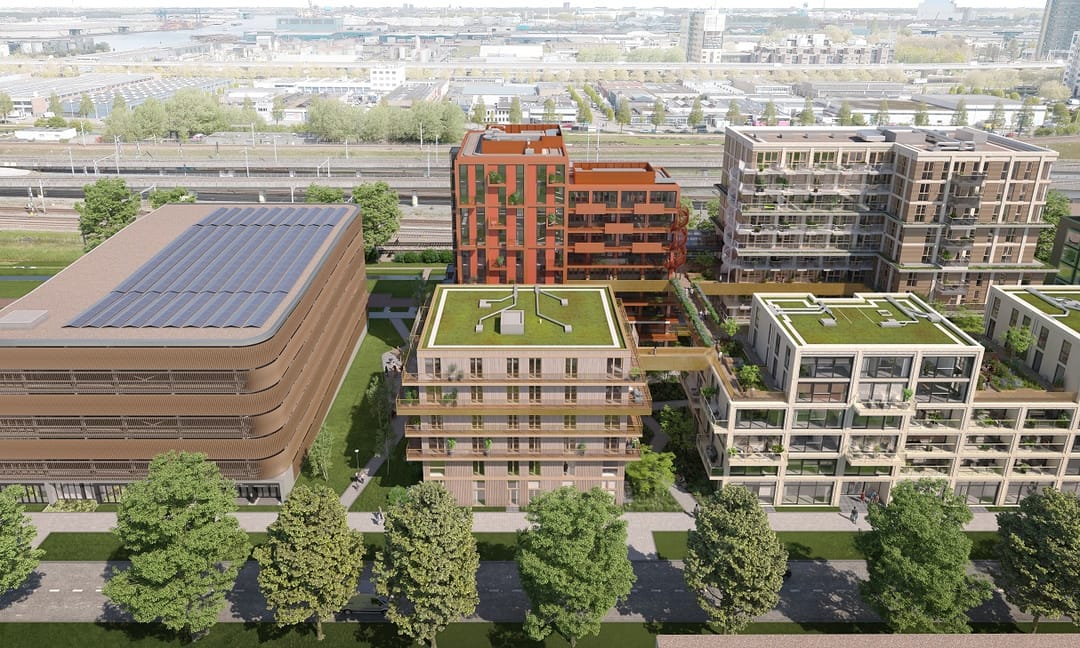 Nieuwbouwproject Huis: Roof Garden Blok D 1043 BZ Amsterdam [Funda]