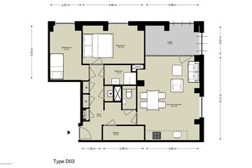 3-kamer appartement thumbnail