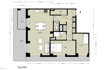 3-kamer appartement thumbnail