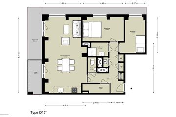 3-kamer appartement thumbnail