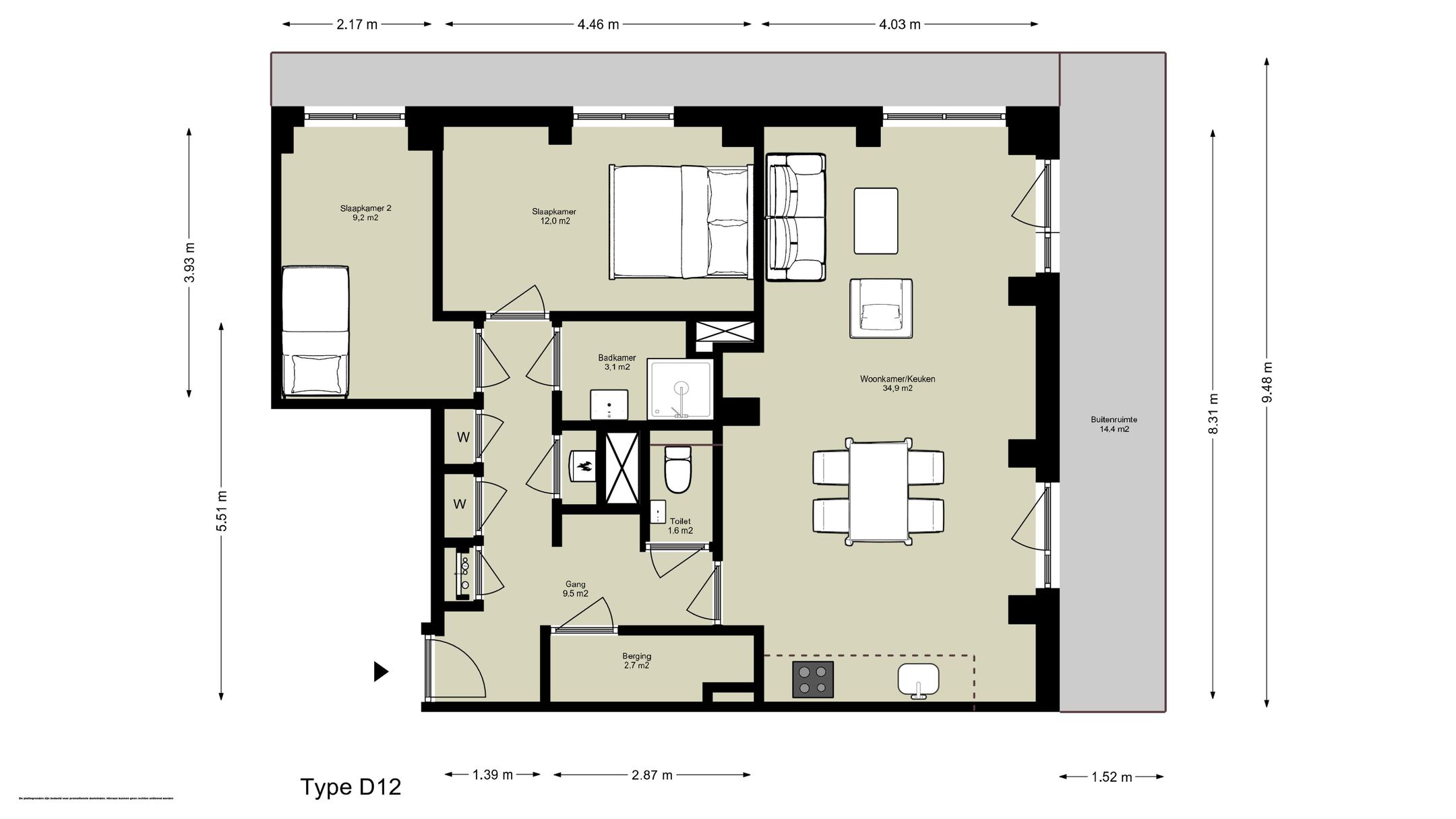 3-kamer appartement (Bouwnr. D.05.01), Amsterdam, 1043BZ, Noord-Holland, Nederland
