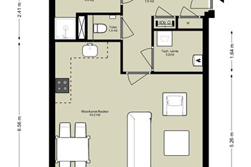 3-kamer appartement thumbnail