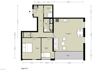 3-kamer appartement thumbnail