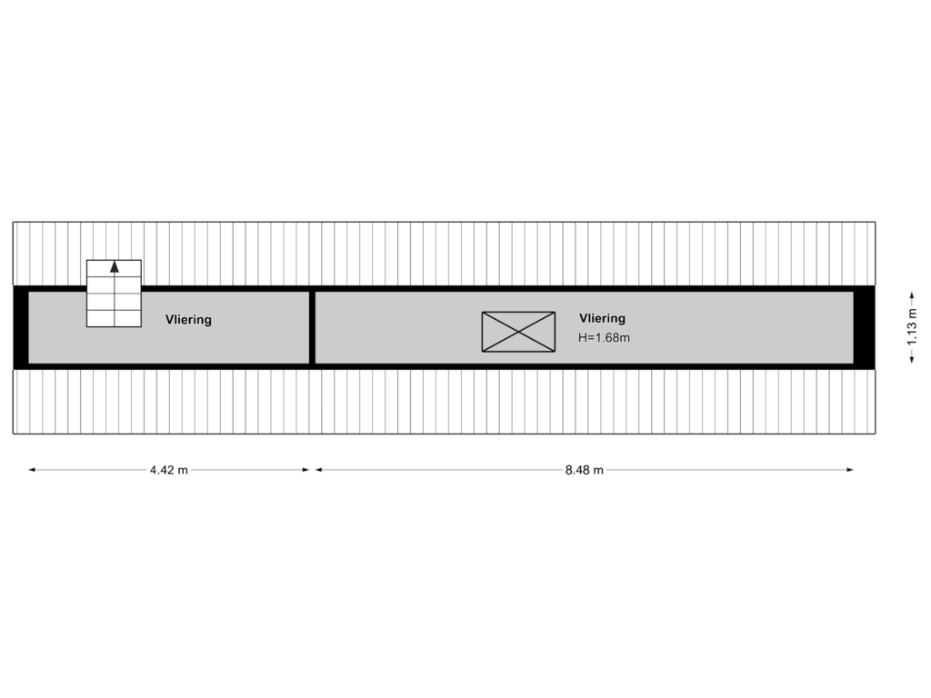 Bekijk plattegrond van Vliering van Breeweg 11