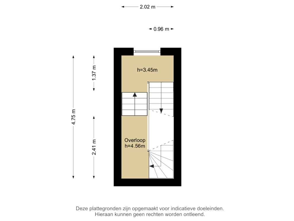 Bekijk plattegrond van Verdieping 1 van Van Blankenburgstraat 31-A