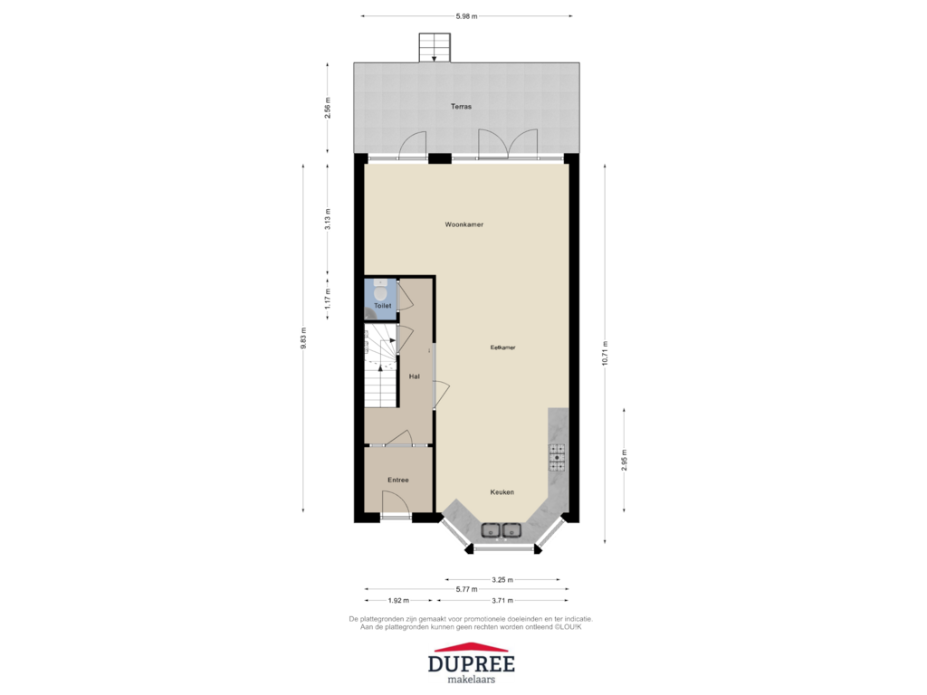 Bekijk plattegrond van Begane Grond van West-Sidelinge 98