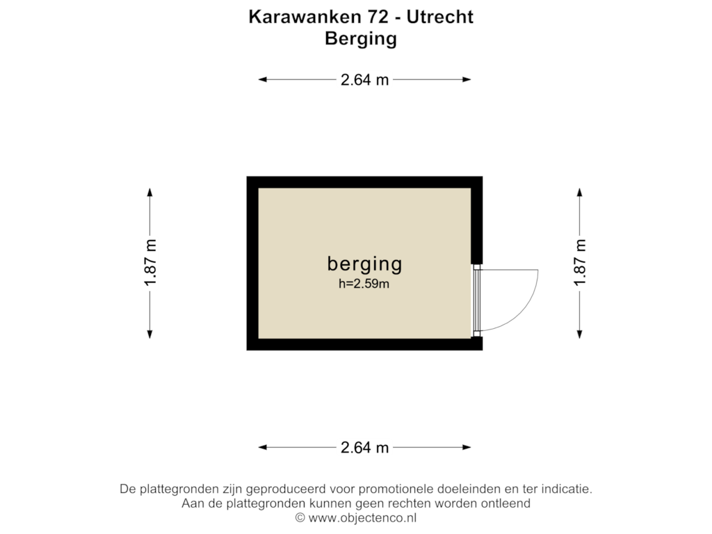 Bekijk plattegrond van Berging van Karawanken 72