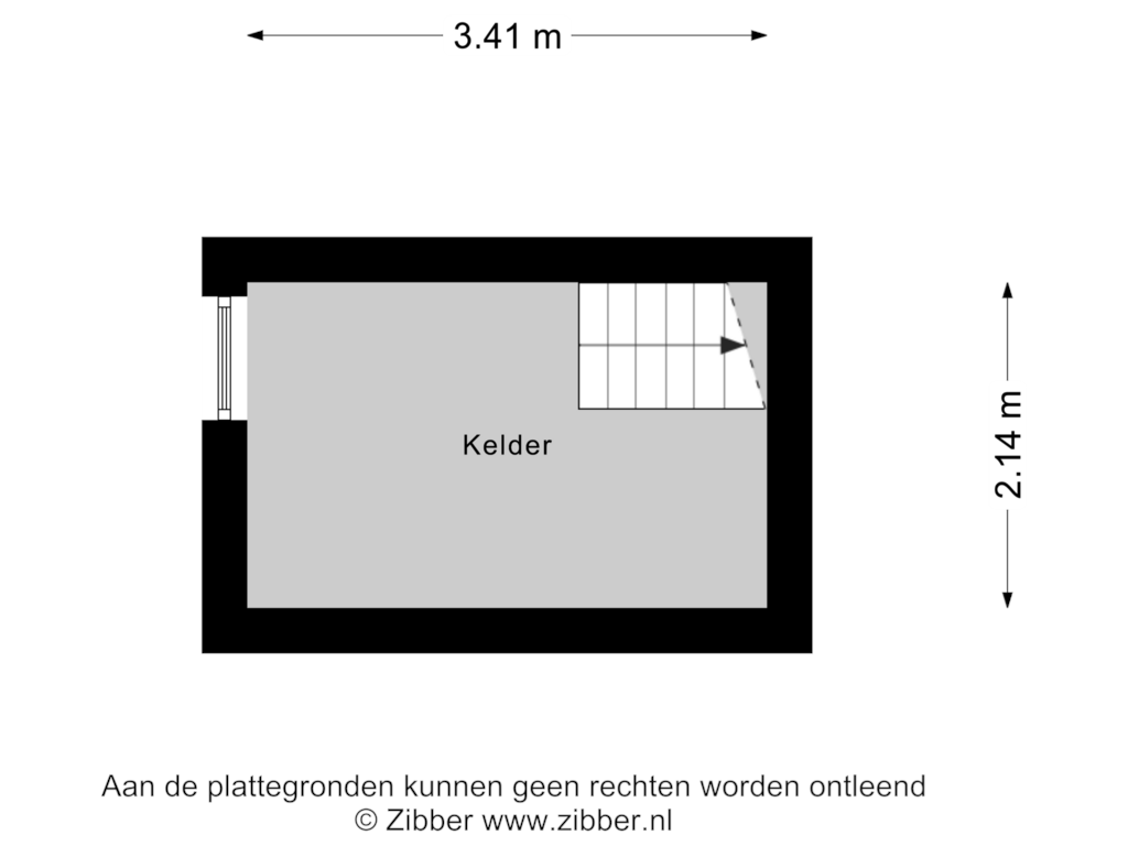 Bekijk plattegrond van Kelder van Brouwerijstraat 5