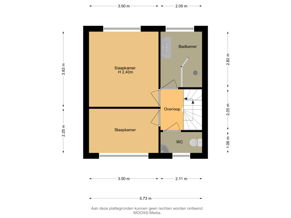 Bekijk plattegrond van 1e Verdieping van Laan van Moerkerken 52