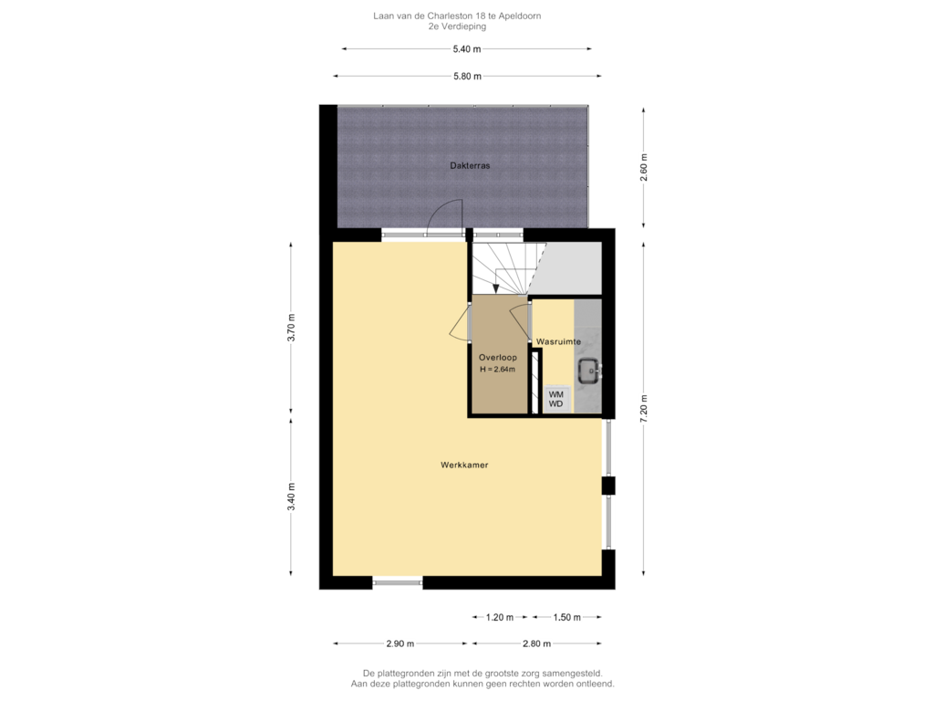 Bekijk plattegrond van 2e Verdieping van Laan van de Charleston 18