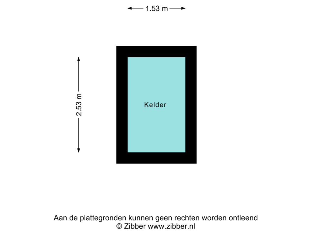 Bekijk plattegrond van Kelder van Oude Zijds Burgwal 13