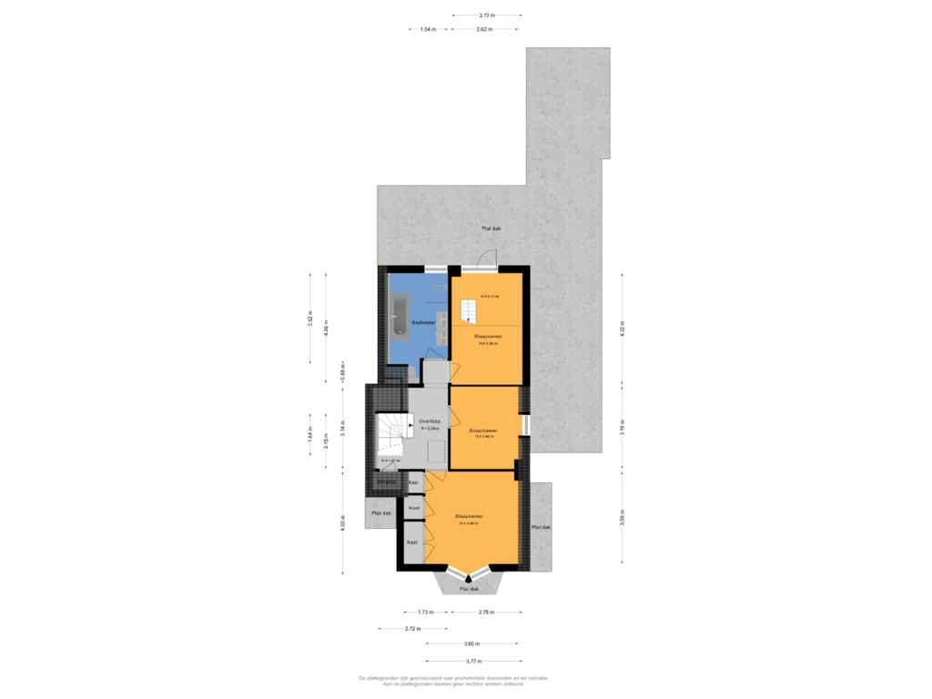 Bekijk plattegrond van 1e Verdieping van Morellenlaan 12