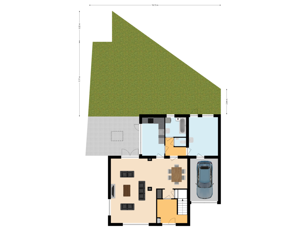 Bekijk plattegrond van Situatie van Schoolstraat 18