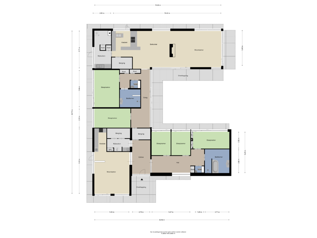 Bekijk plattegrond van Begane Grond van Dwazziewegen 12