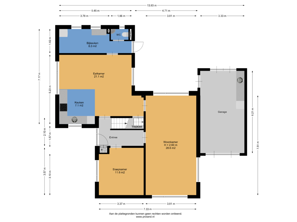 View floorplan of Begane Grond of Kerkhofweg 25