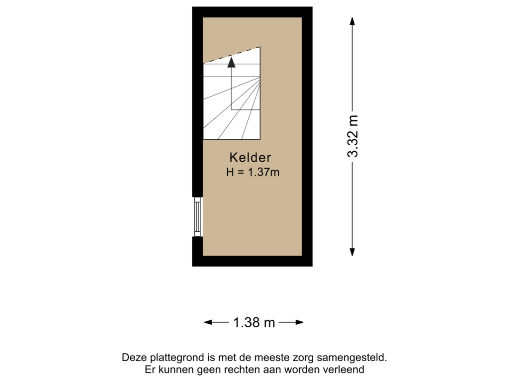 Bekijk plattegrond van Kelder van Pastoor Zijlmansstraat 9