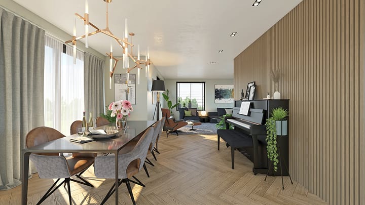 Foto 14 van Barnhouse villa - alle types mogelijk (Bouwnr. 11)