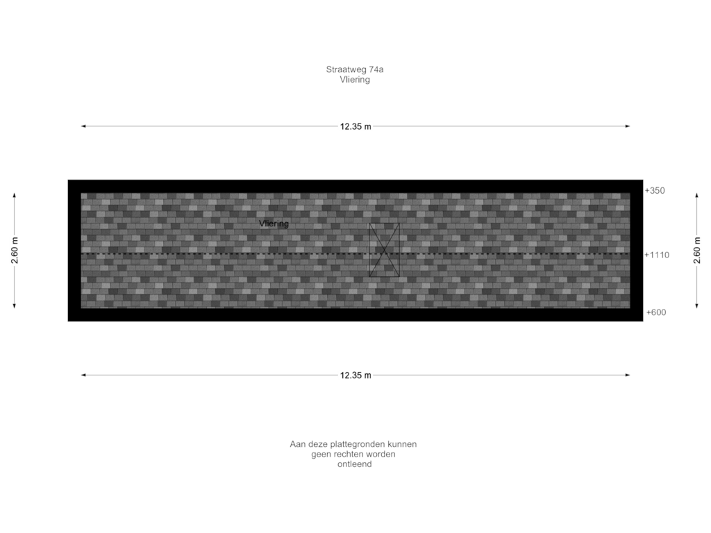 View floorplan of Vliering of Straatweg 74-A