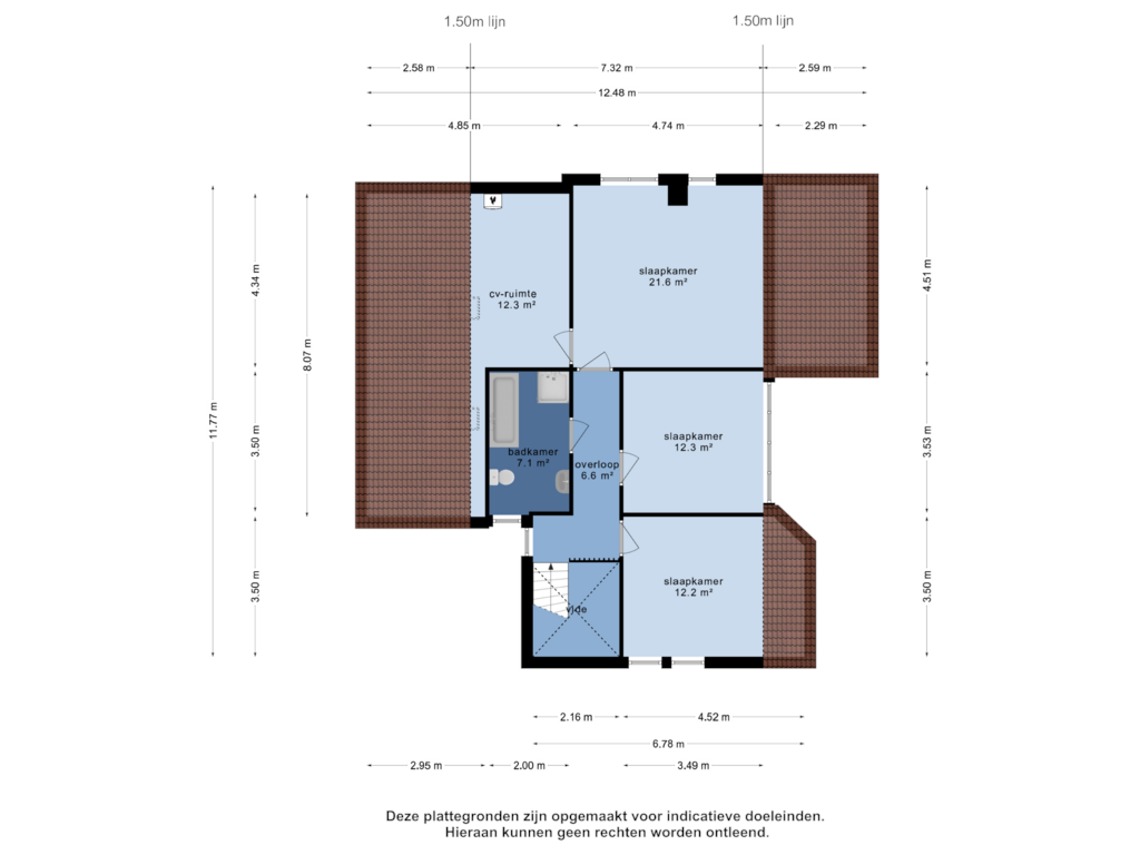 Bekijk plattegrond van 1e verdieping van Oosterkamp 11