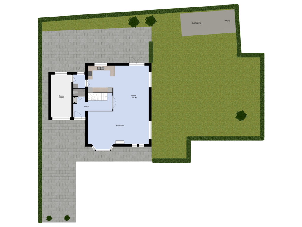 Bekijk plattegrond van Tuin van Dr Nolenslaan 14