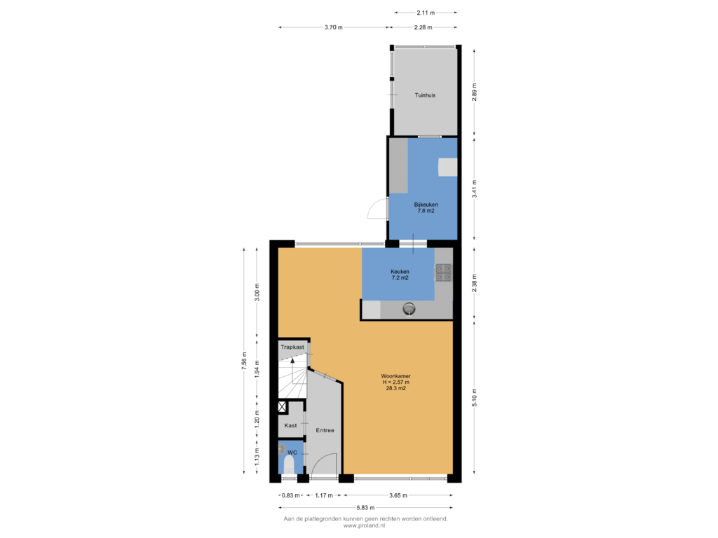 Bekijk plattegrond van Begane Grond van Apollo 48