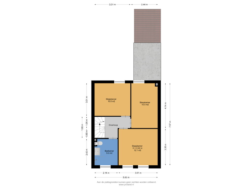 Bekijk plattegrond van 1e Verdieping van Apollo 48