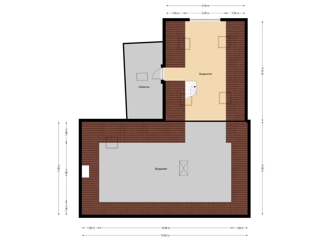 Bekijk plattegrond van Floor 2 van Kaatsplein 3