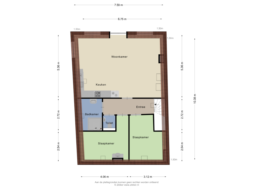 Bekijk plattegrond van Appartement van Beekstraat 4