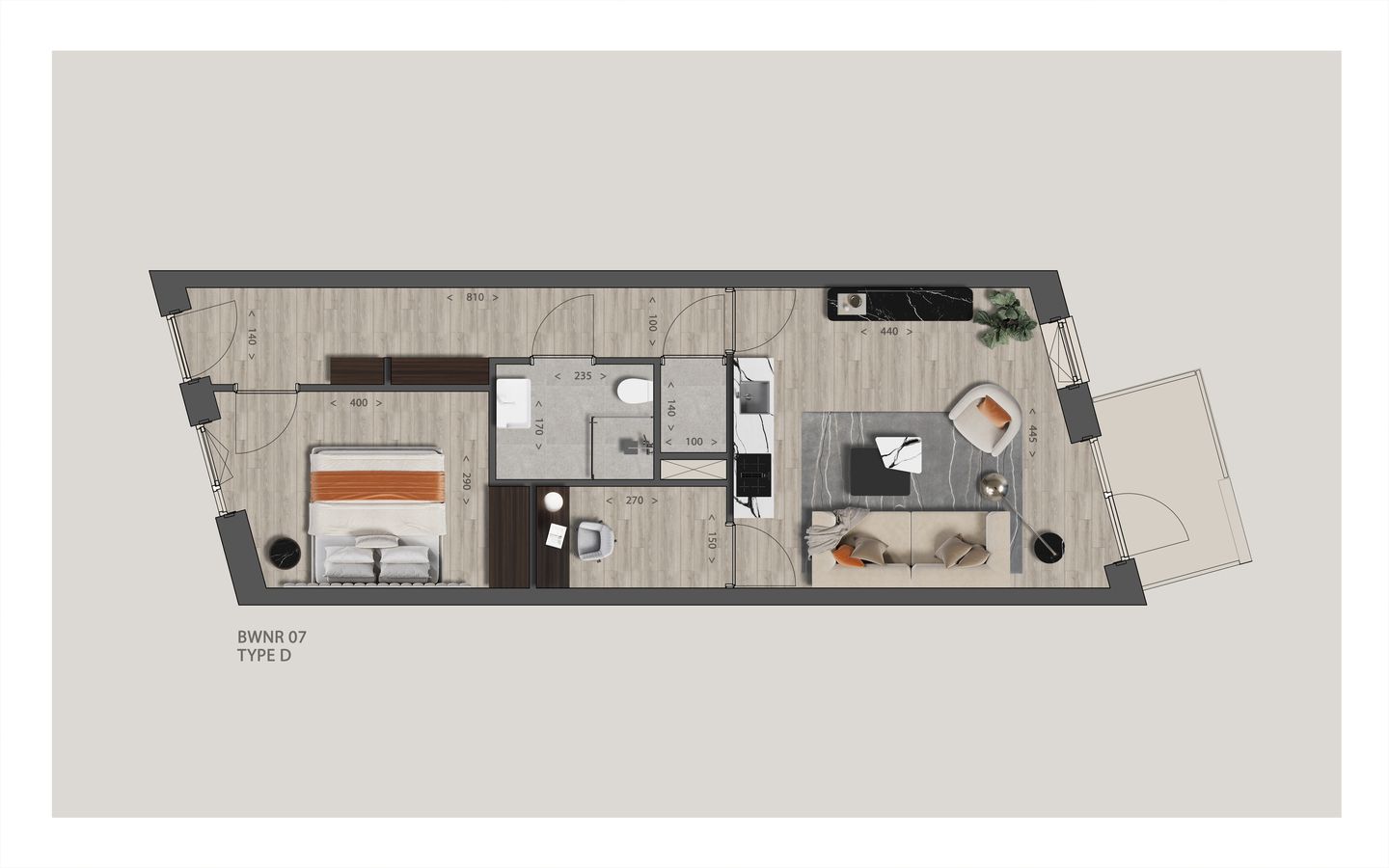 Foto 5 van Appartement begane grond (Bouwnr. 4)