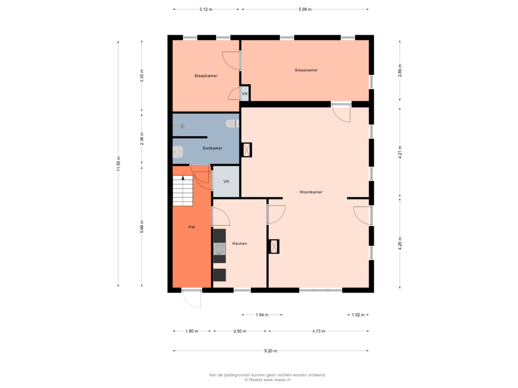 Bekijk plattegrond van Begane grond van Wittensteinse allee 4