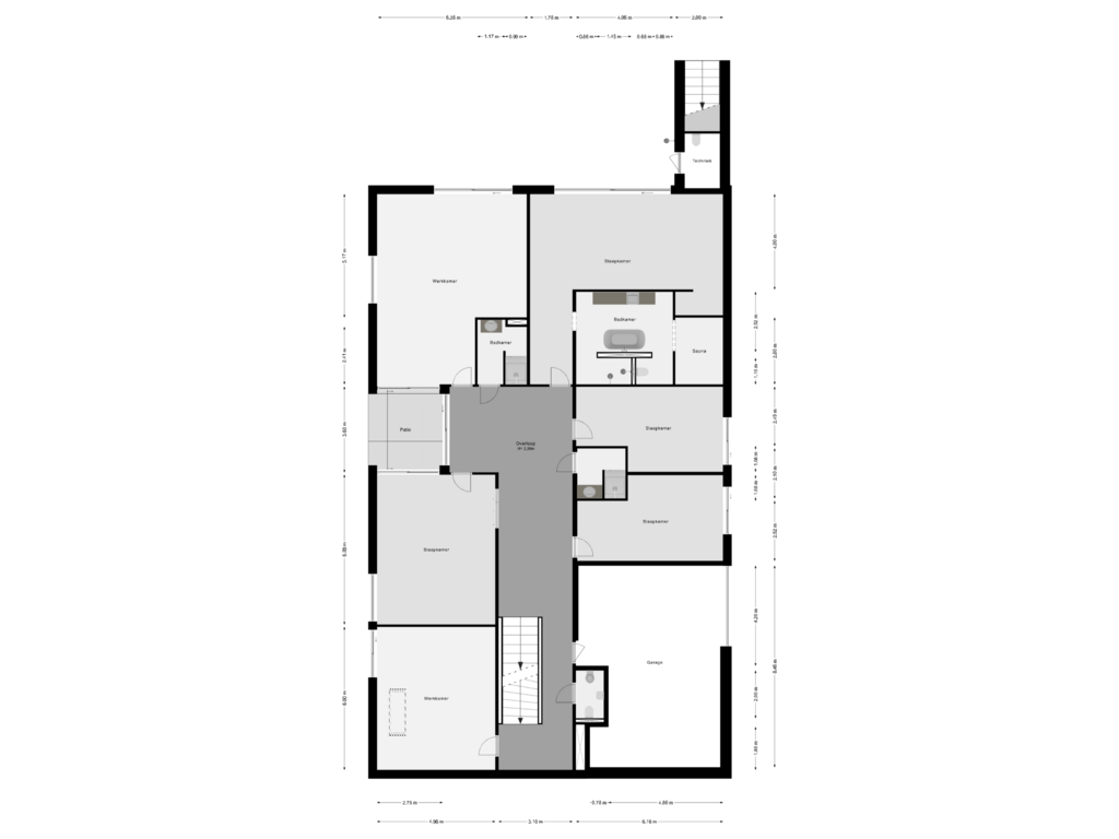 Bekijk plattegrond van Begane Grond van Zuidbuurtseweg 1-A