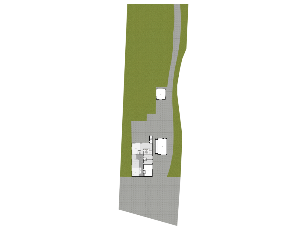 Bekijk plattegrond van Perceeloverzicht van Zuidbuurtseweg 1-A