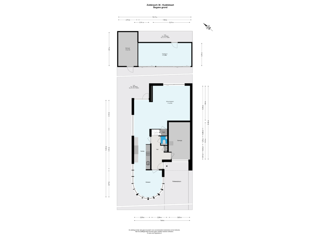 Bekijk plattegrond van Begane grond van Zuiderpark 36