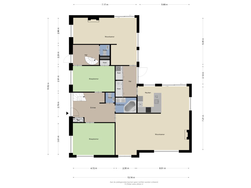 Bekijk plattegrond van Begane Grond van Hoenderloseweg 42