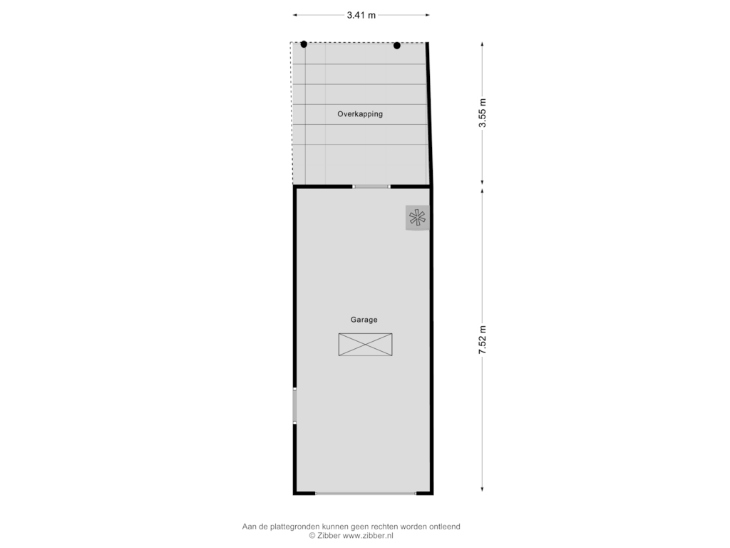 Bekijk plattegrond van Garage van Hoenderloseweg 42