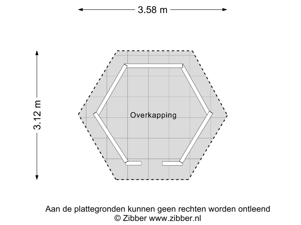 Bekijk plattegrond van Overkapping van Reusensestraat 30