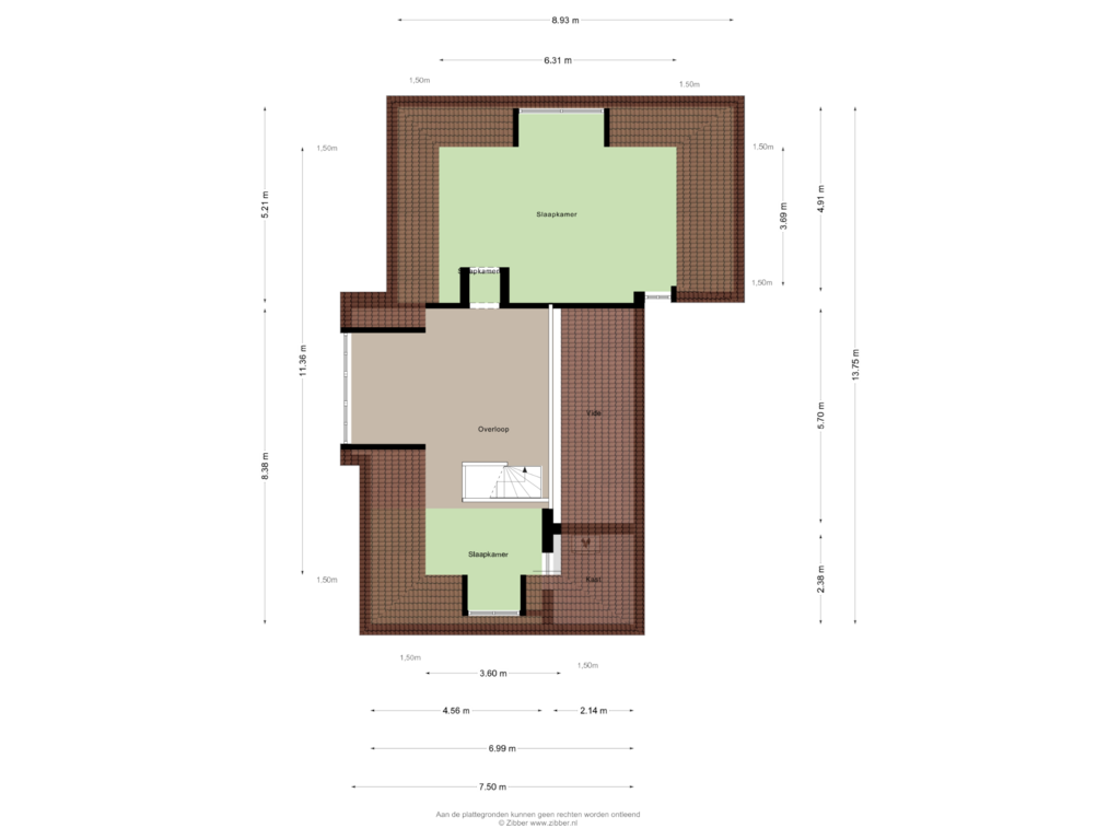 Bekijk plattegrond van Eerste Verdieping van Westfriesedijk 57