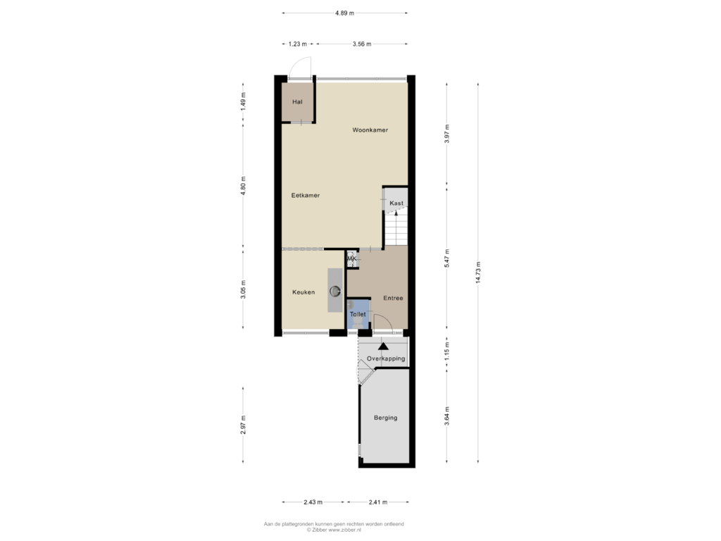 Bekijk plattegrond van Begane Grond van Robert Stolzstraat 39