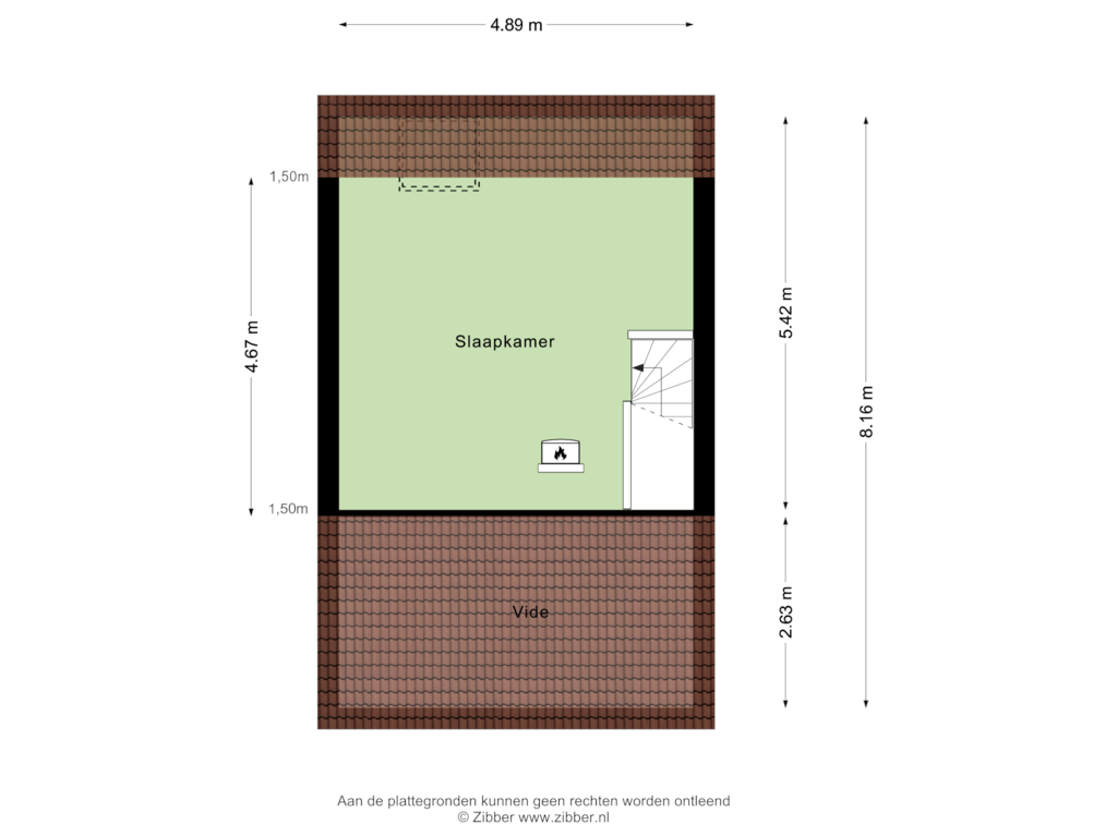 Bekijk plattegrond van Tweede Verdieping van Robert Stolzstraat 39