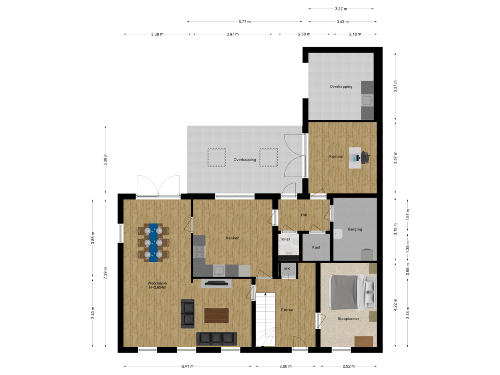 View floorplan of Begane Grond of de Kluis 10