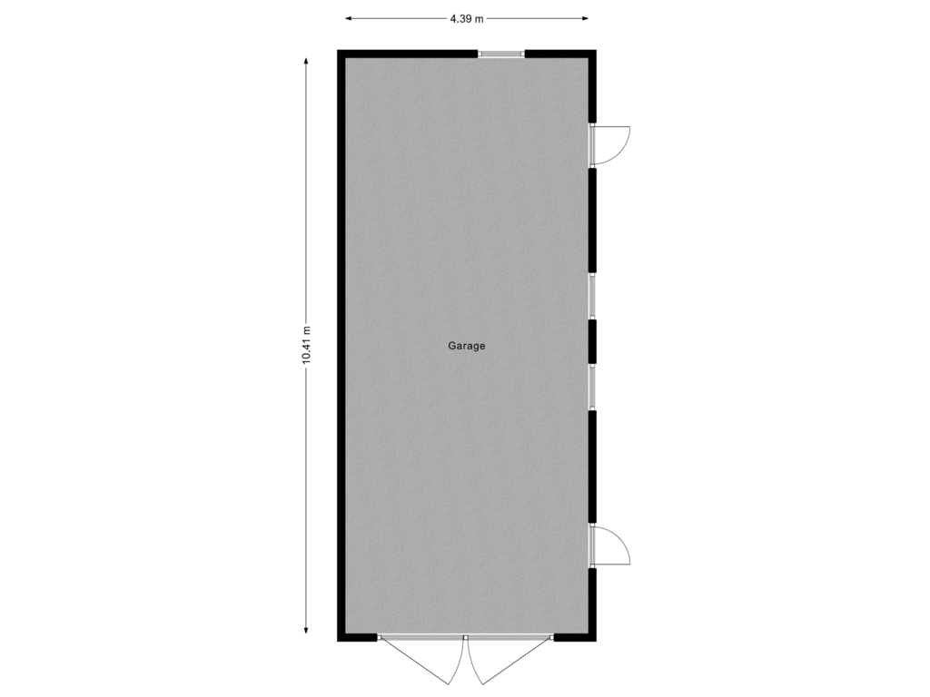 View floorplan of Garage of de Kluis 10